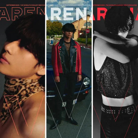 V(BTS) - ARENA HOMME COVER (Sept 2023.) - KAEPJJANG SHOP (캡짱 숍)