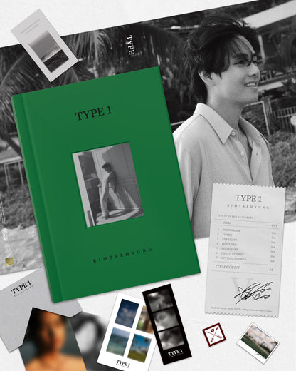 [PRE ORDER] V - [TYPE 1] Photobook  (Hard Cover) (P.O.B Weverse Shop Gift)