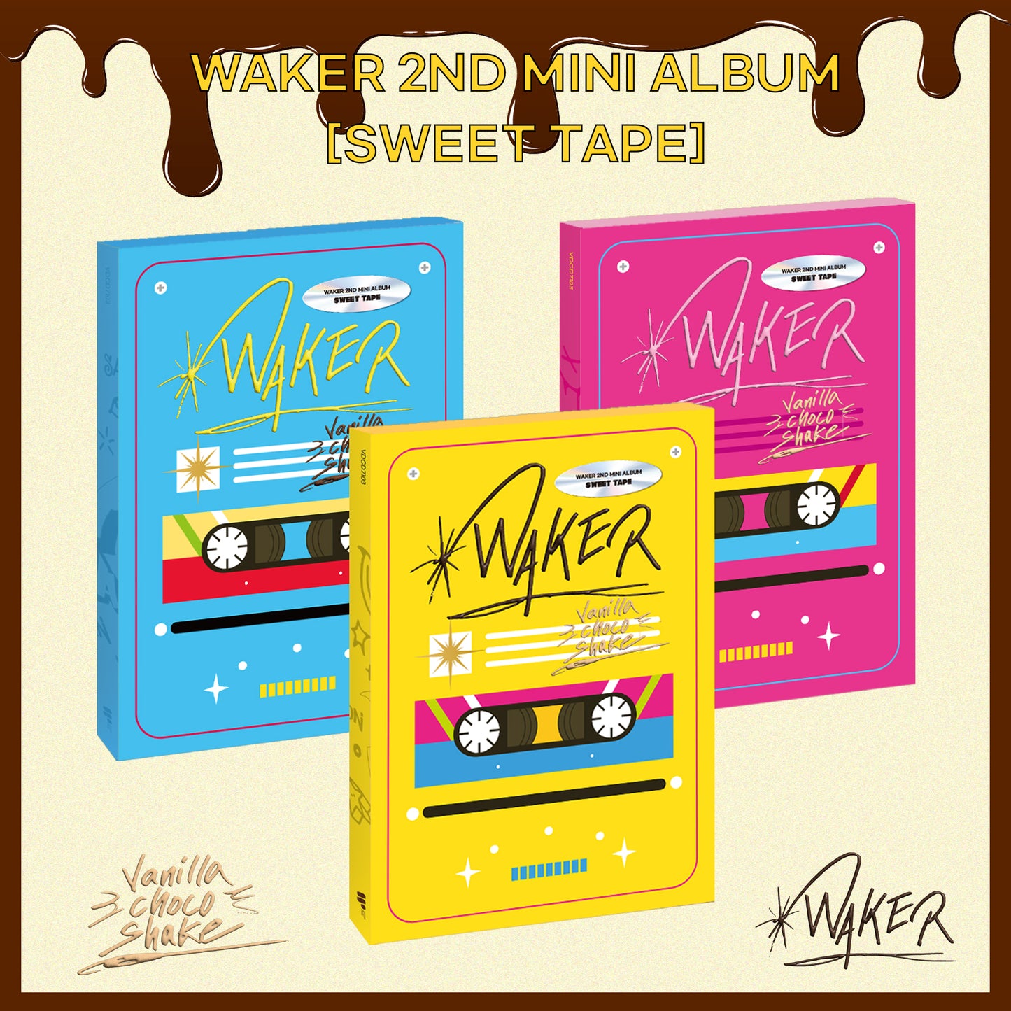 [PRE ORDER] WAKER- [Sweet Tape]