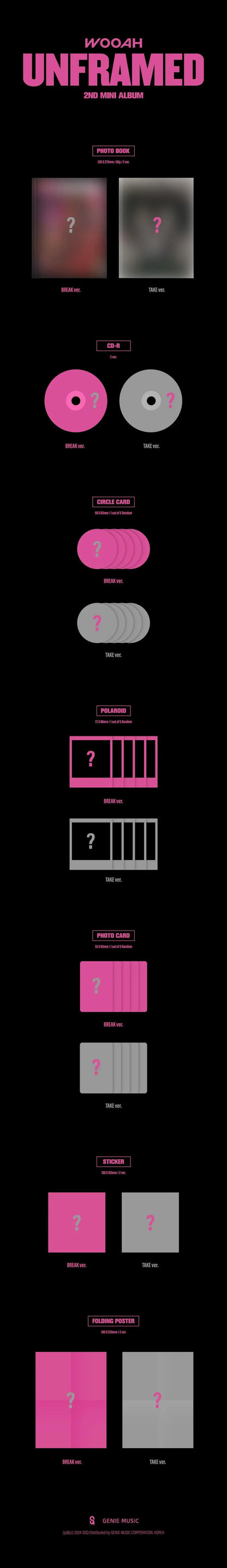 WOOAH- [UNFRAMED ] - KAEPJJANG SHOP (캡짱 숍)