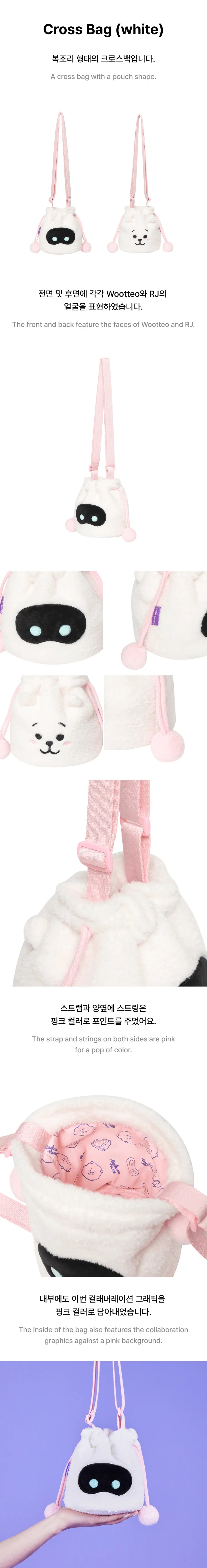 [PRE ORDER] WOOTEO X RJ Collaboration (Official MD) CROSS BAG