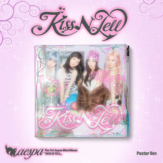 AESPA - [KISS & TELL]  (POSTER ver.) CD JAPAN