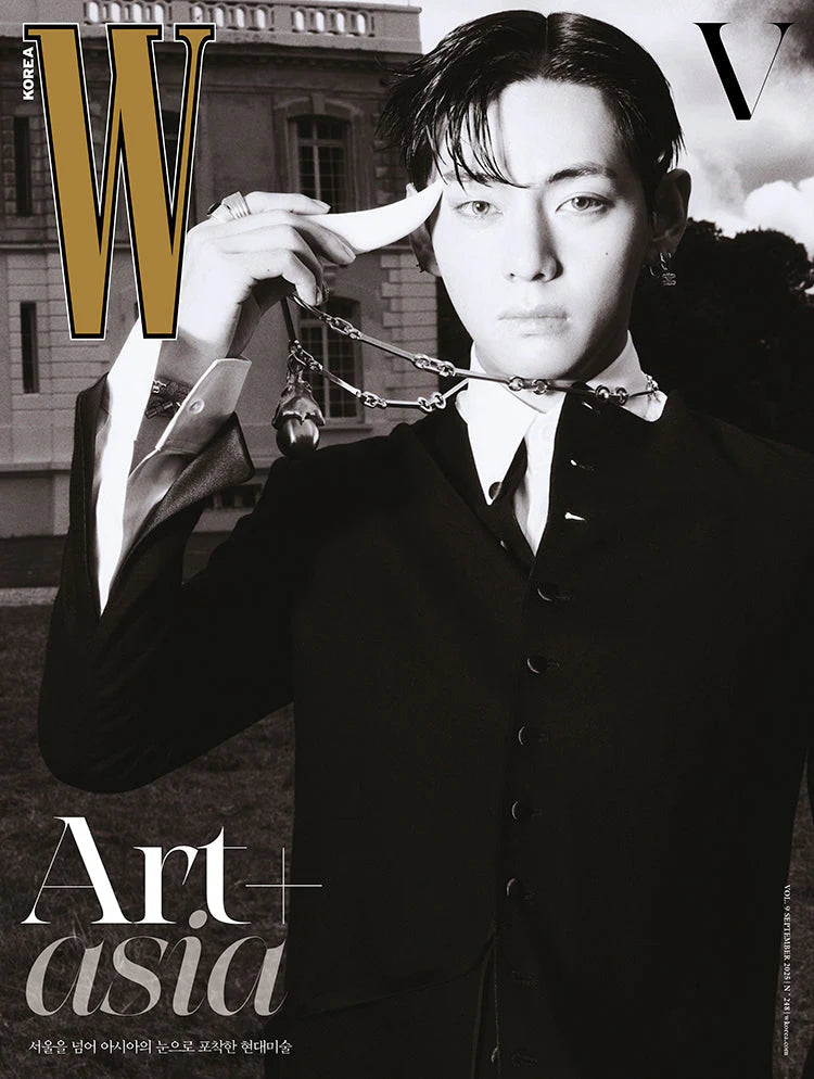 [PRE ORDER] W KOREA Magazine  (2025 September Issue)   Cover : V KAEPJJANG SHOP (캡짱 숍)