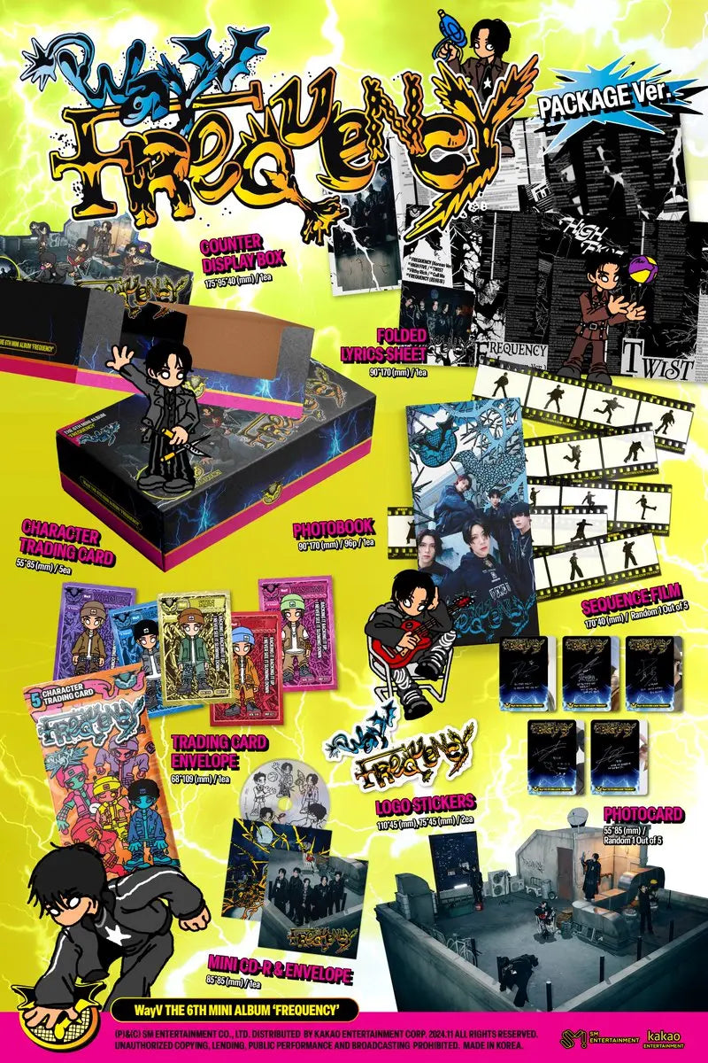 WayV - [FREQUENCY] (Package Ver.) KAEPJJANG SHOP (캡짱 숍)