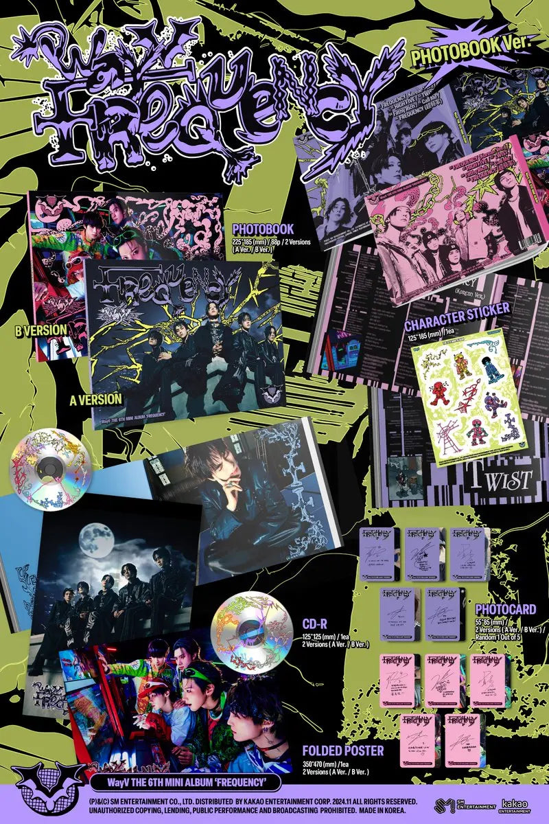 WayV - [FREQUENCY] (Photobook Ver.) KAEPJJANG SHOP (캡짱 숍)