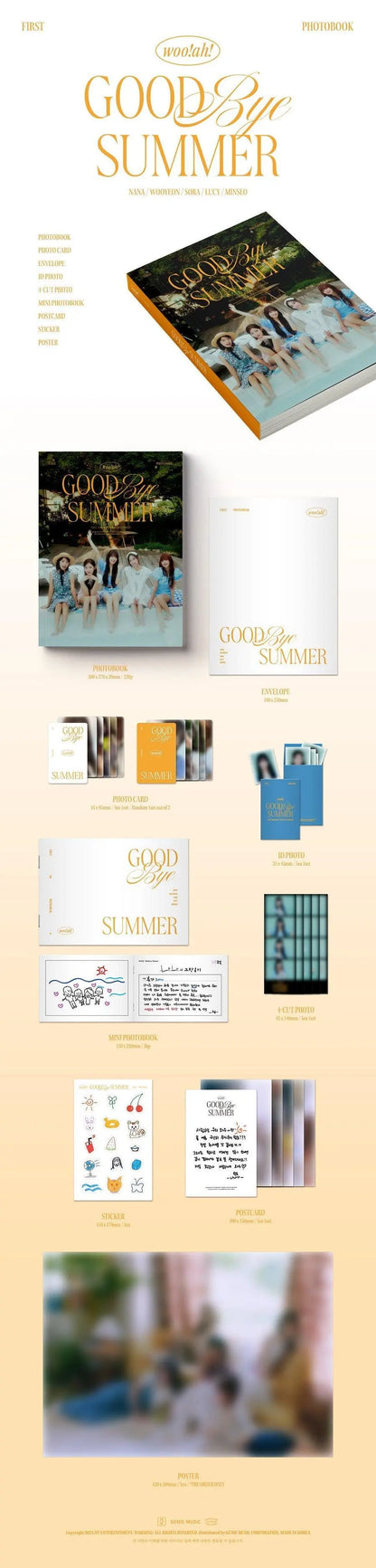 Woo!ah! - Photobook Vol.01 [GOODBYE SUMMER] - KAEPJJANG SHOP (캡짱 숍)