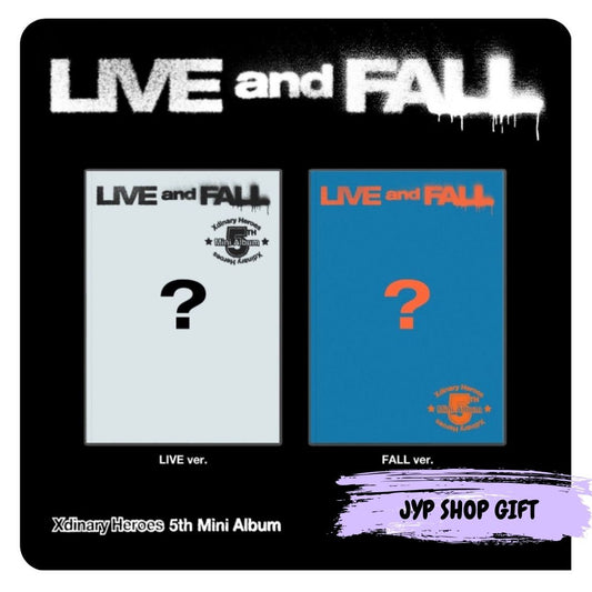 [PRE ORDER] XDINARY HEROES - [LIVE AND FALL] (Photobook Ver.) (P.O.B JYP SHOP GIFT) - KAEPJJANG SHOP (캡짱 숍)