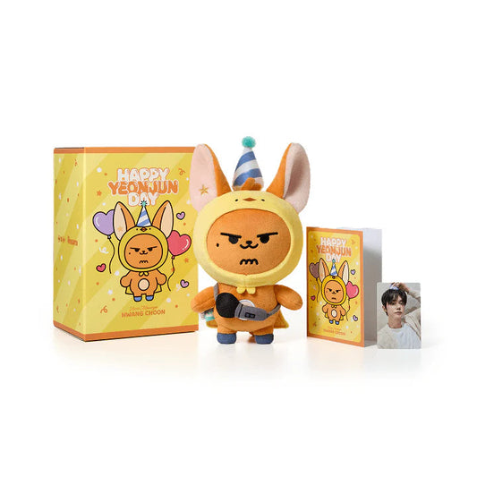 [PRE ORDER] YEONJUN  -  [HAPPY YEONJUN DAY] (Official MD)  HWANG CHOON PLUSH SET KAEPJJANG SHOP (캡짱 숍)