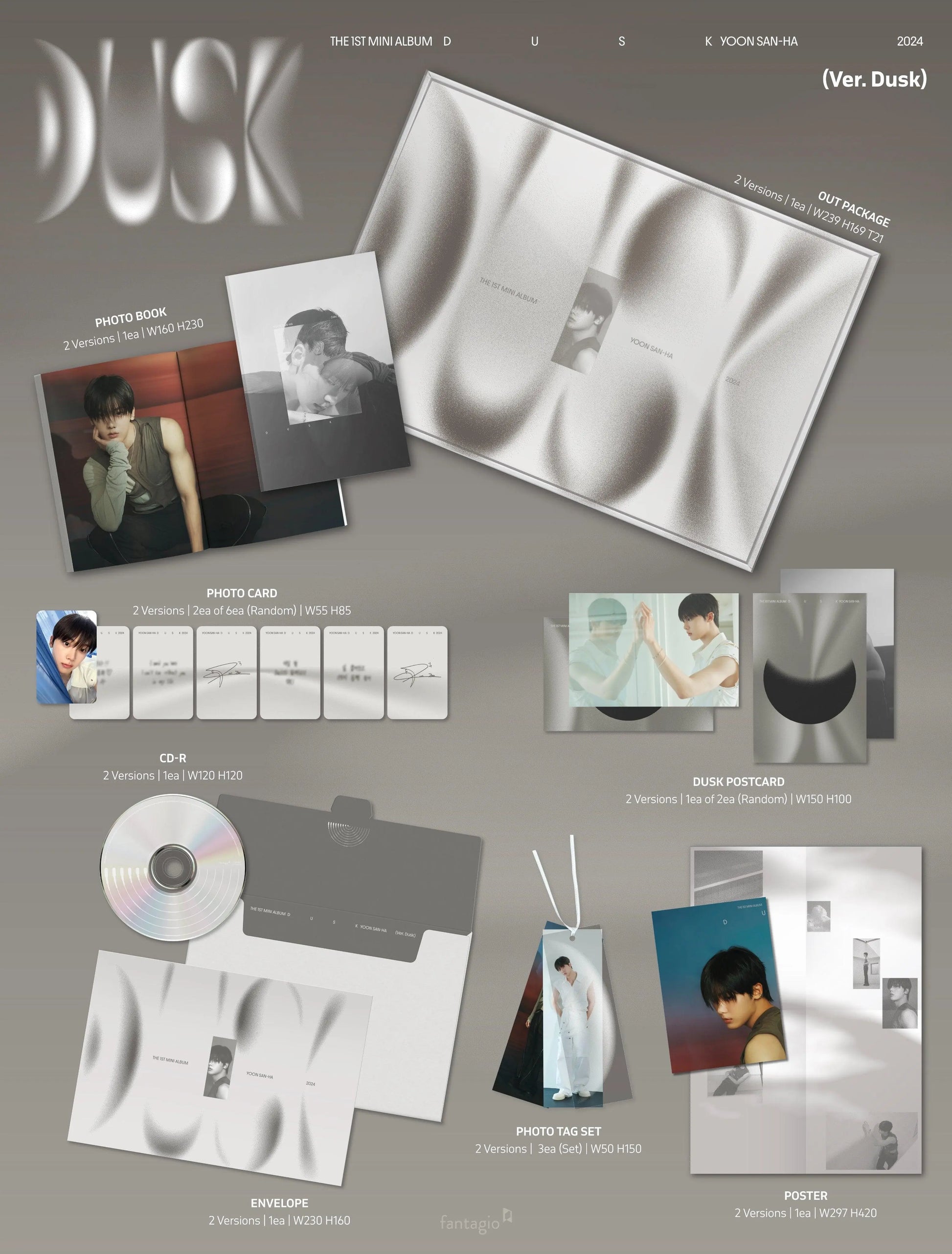 YOON SANHA- [DUSK] - KAEPJJANG SHOP (캡짱 숍)