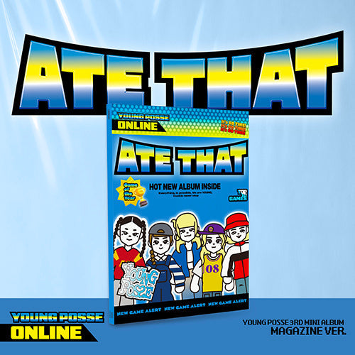 [PRE ORDER] YOUNG POSSE -  [ATE THAT]  (MAGAZINE Ver.) KAEPJJANG SHOP (캡짱 숍)