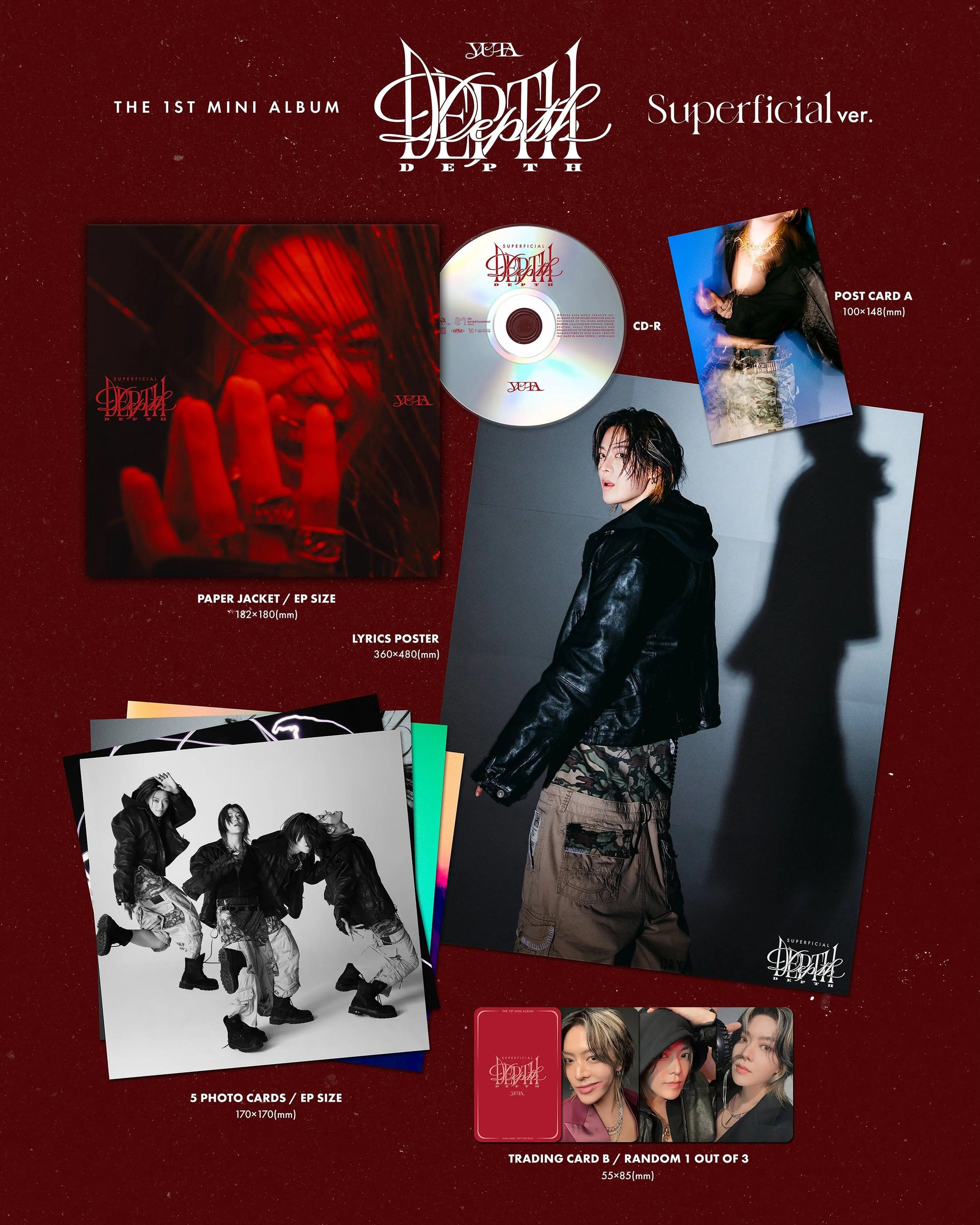 YUTA - [Depth] (Limited Ed./ Superficial Ver.) KAEPJJANG SHOP (캡짱 숍)