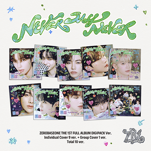 [PRE ORDER] ZEROBASEONE -  [NEVER SAY NEVER]  (Digipack Ver.) KAEPJJANG SHOP (캡짱 숍)