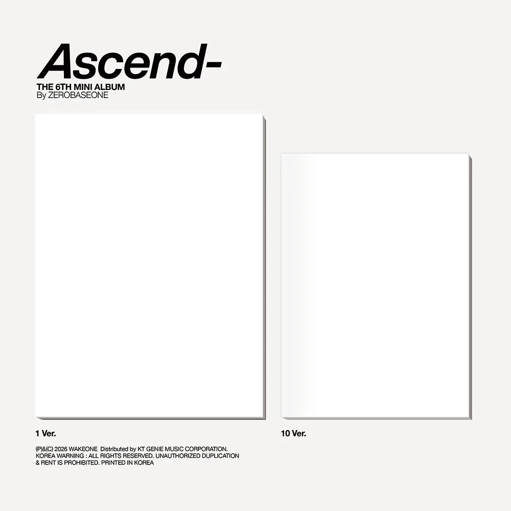 [PRE ORDER] ZEROBASEONE - [ASCEND] KAEPJJANG SHOP (캡짱 숍)