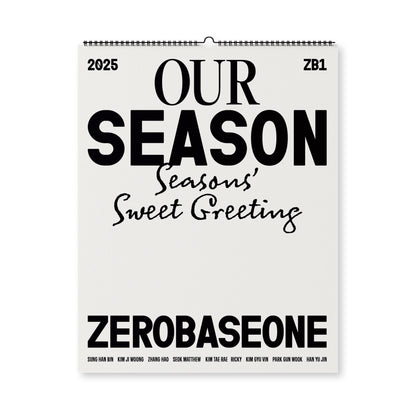 [PRE ORDER] ZEROBASEONE - 2025 SEASON'S SWEET GREETINGS / CALENDAR