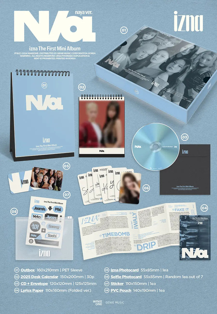 ZNA - [N/a] ( NAYA Ver / 2025 Calendar Ver.) KAEPJJANG SHOP (캡짱 숍)