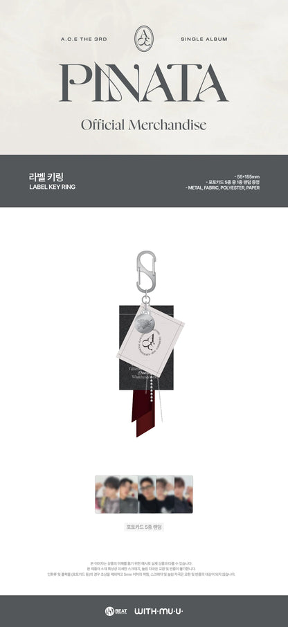 [PRE ORDER] ACE -[PINATA] (Official MD) / LABEL KEYRING 