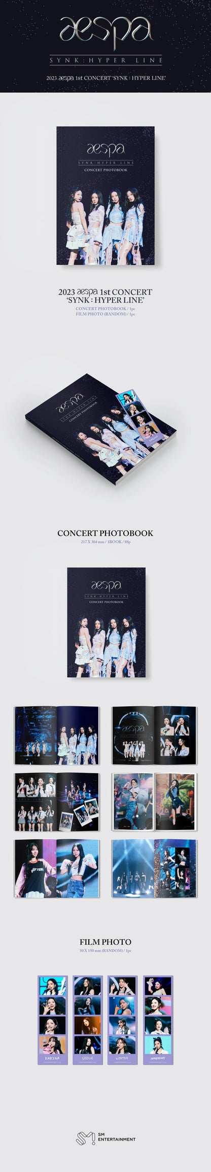 AESPA - 1st Concert [SYNK HYPER LINE] Photobook - KAEPJJANG SHOP (캡짱 숍)