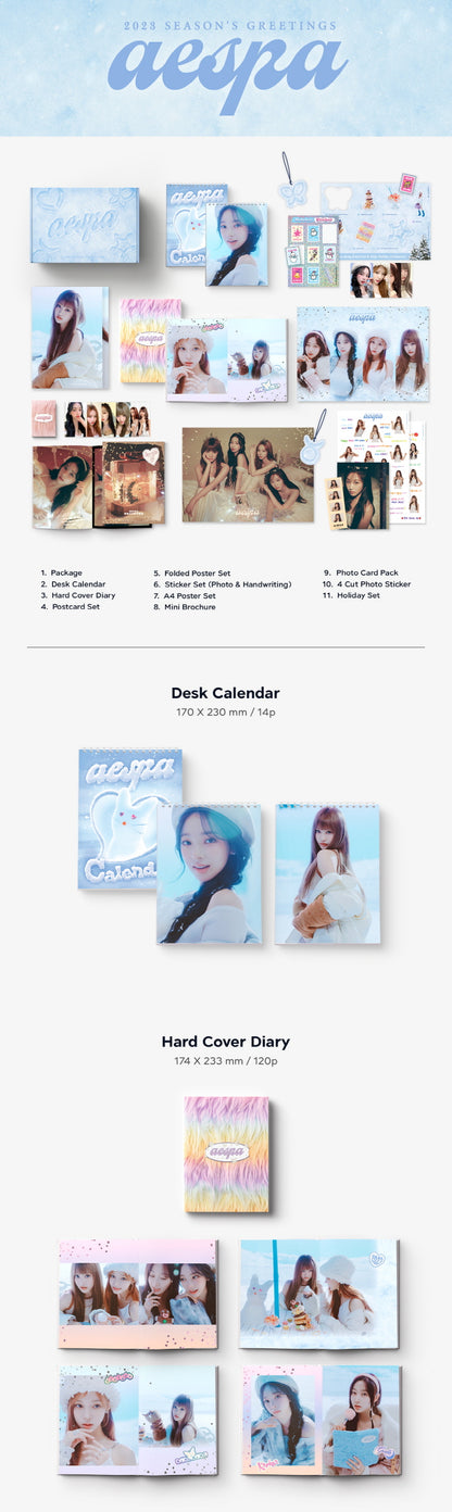 AESPA - 2023 SEASON’S GREETINGS - KAEPJJANG SHOP (캡짱 숍)