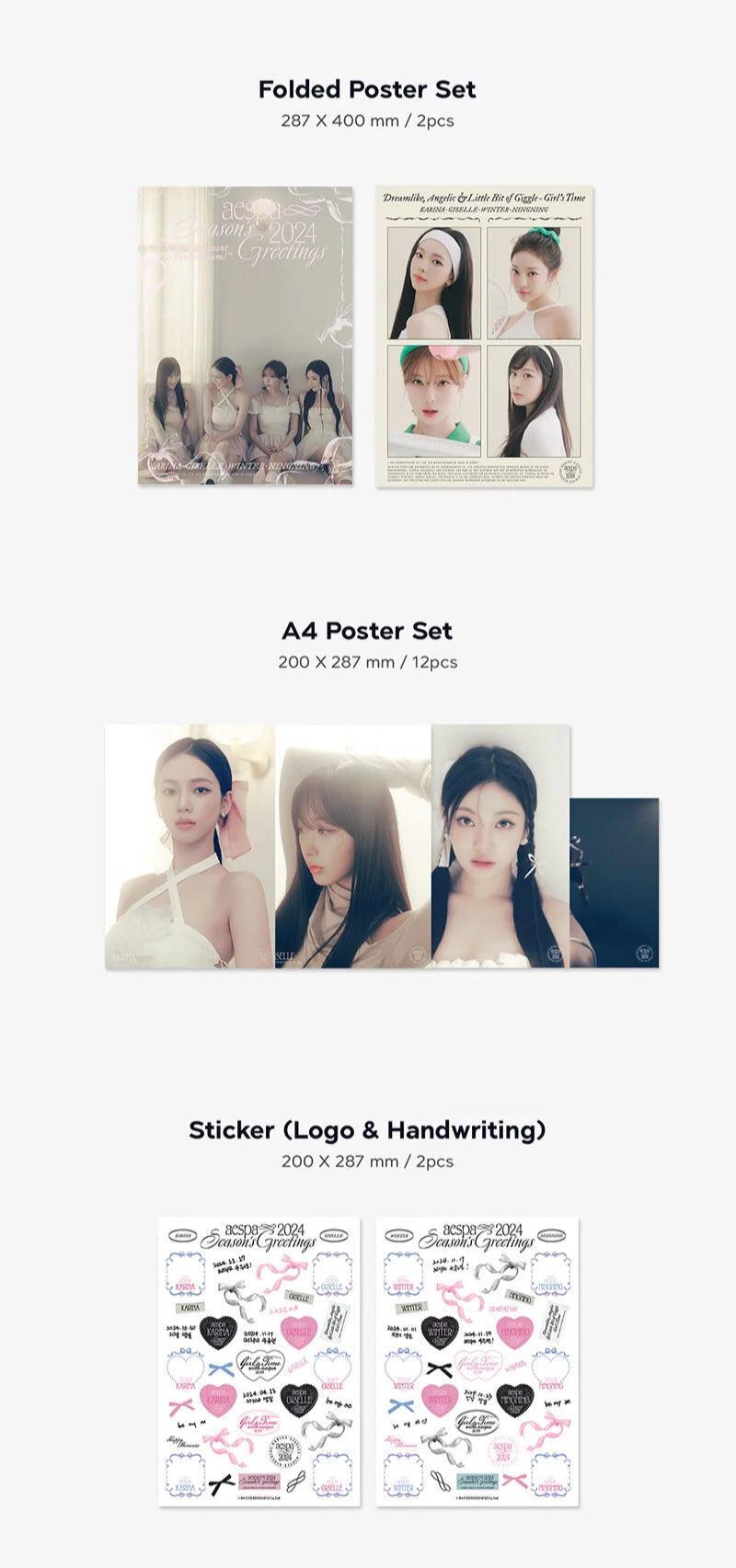 AESPA - 2024 SEASON’S GREETINGS - KAEPJJANG SHOP (캡짱 숍)