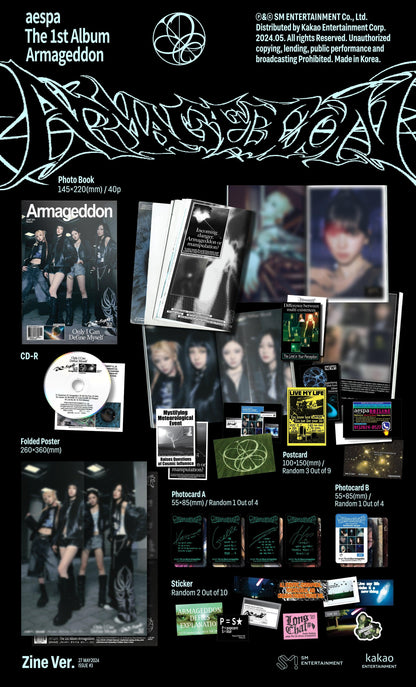 AESPA - [ARMAGEDDON] (ZINE Vers.) - KAEPJJANG SHOP (캡짱 숍)