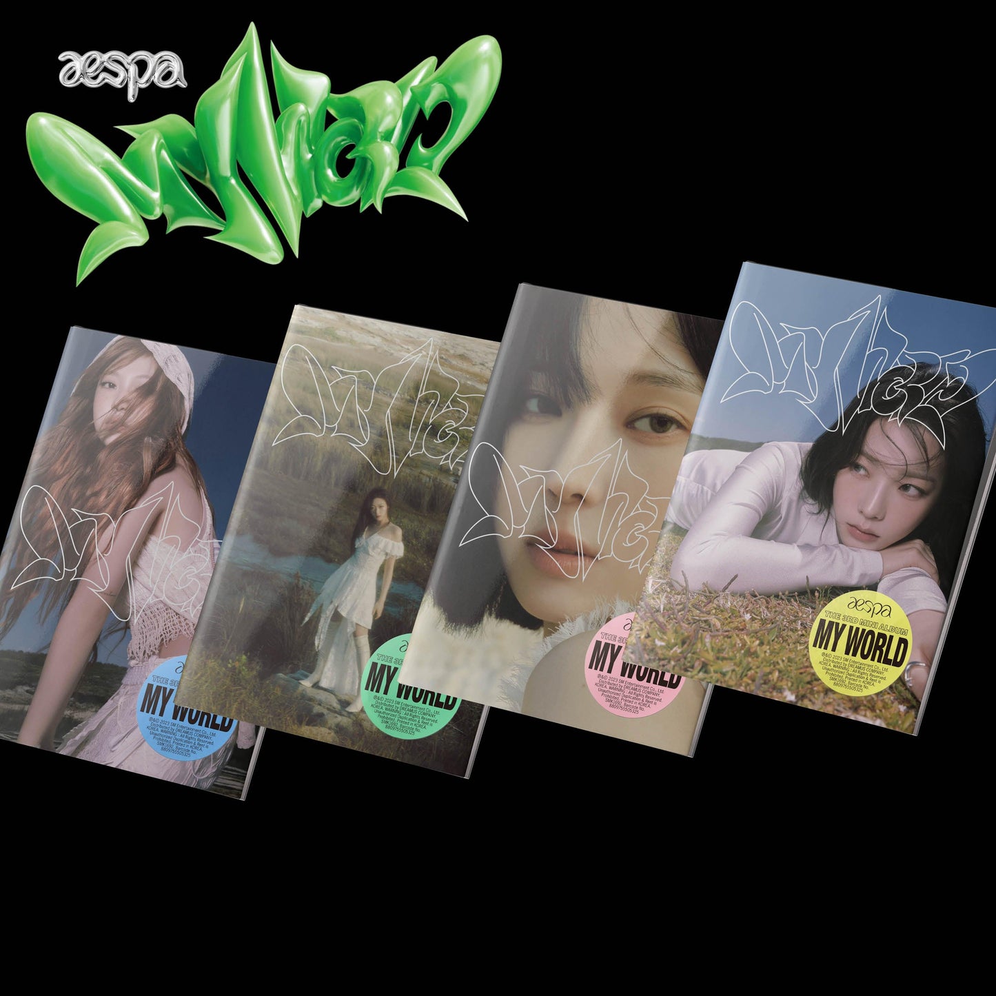 AESPA - Mini Album Vol.3 [MY WORLD] (Intro Vers.) - KAEPJJANG SHOP (캡짱 숍)