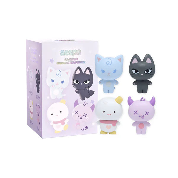 AESPA (Official MD)  Random Characters Figure KAEPJJANG SHOP (캡짱 숍)