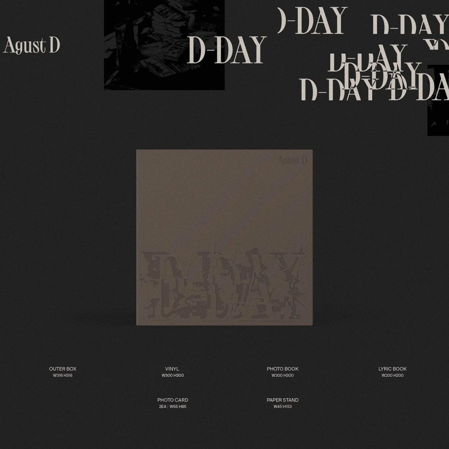 AGUST D - [D-DAY] LP - KAEPJJANG SHOP (캡짱 숍)