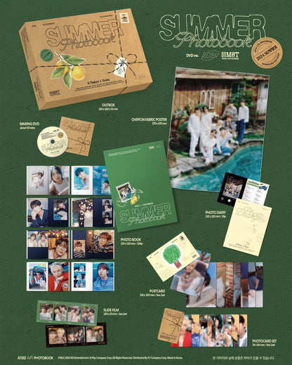 ATEEZ - 2024 SUMMER PHOTOBOOK (DVD Ver.) - KAEPJJANG SHOP (캡짱 숍)