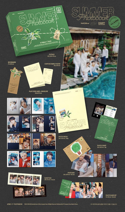 ATEEZ - 2024 SUMMER PHOTOBOOK (PLAY Code Ver.) - KAEPJJANG SHOP (캡짱 숍)