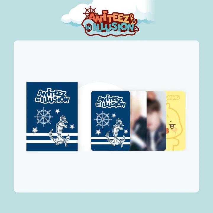 ATEEZ -ANITEEZ IN ILLUSION - (Official MD) : RANDOM TRADING CARD - KAEPJJANG SHOP (캡짱 숍)