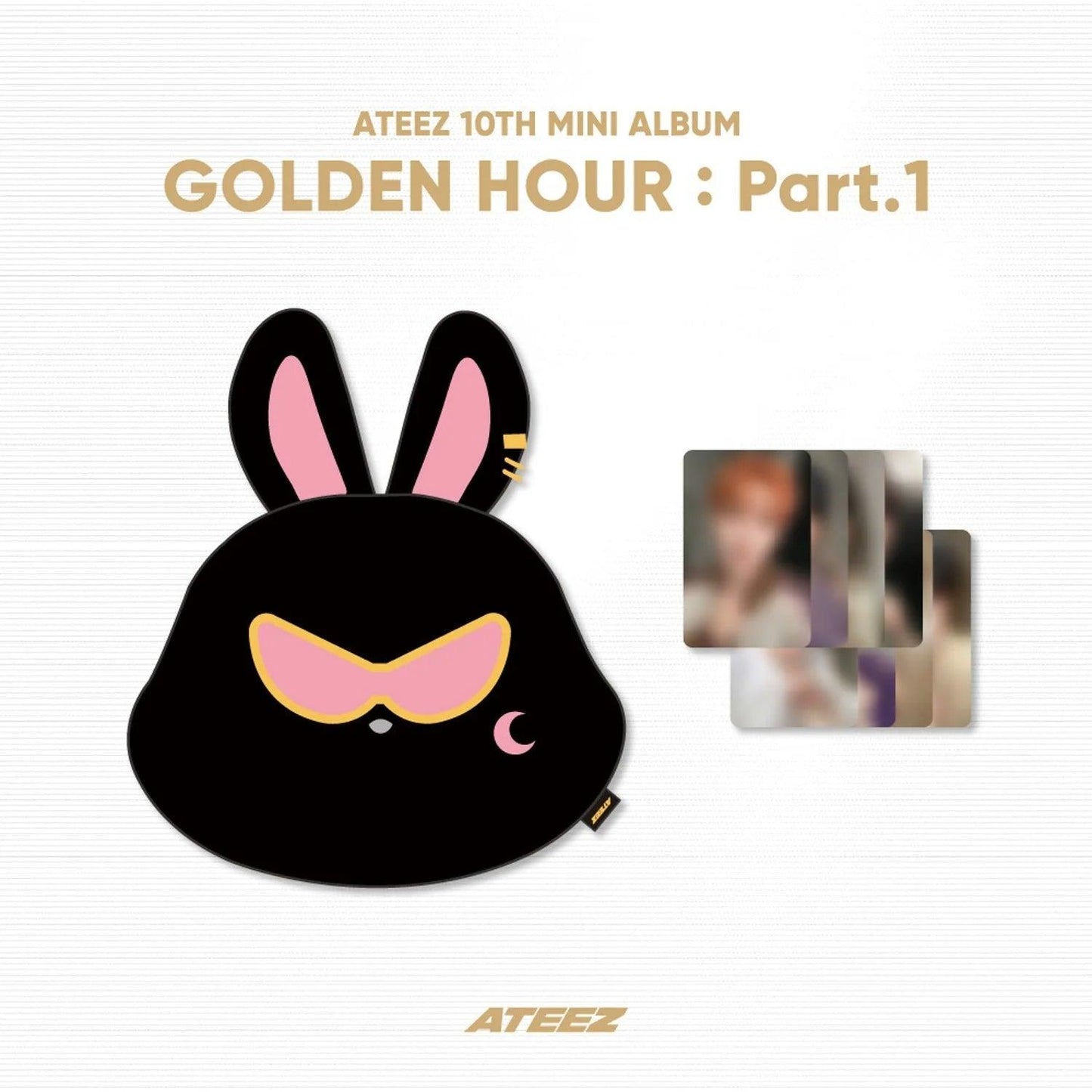 ATEEZ -[GOLDEN HOUR : PART 1] (Official MD) / MITO FACE CUSHION - KAEPJJANG SHOP (캡짱 숍)