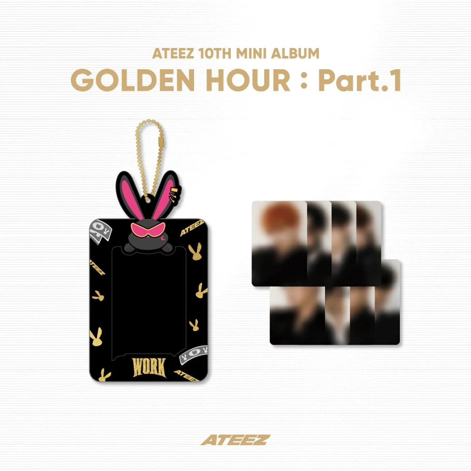 ATEEZ -[GOLDEN HOUR : PART 1] (Official MD) / PHOTOCARD HOLDER - KAEPJJANG SHOP (캡짱 숍)