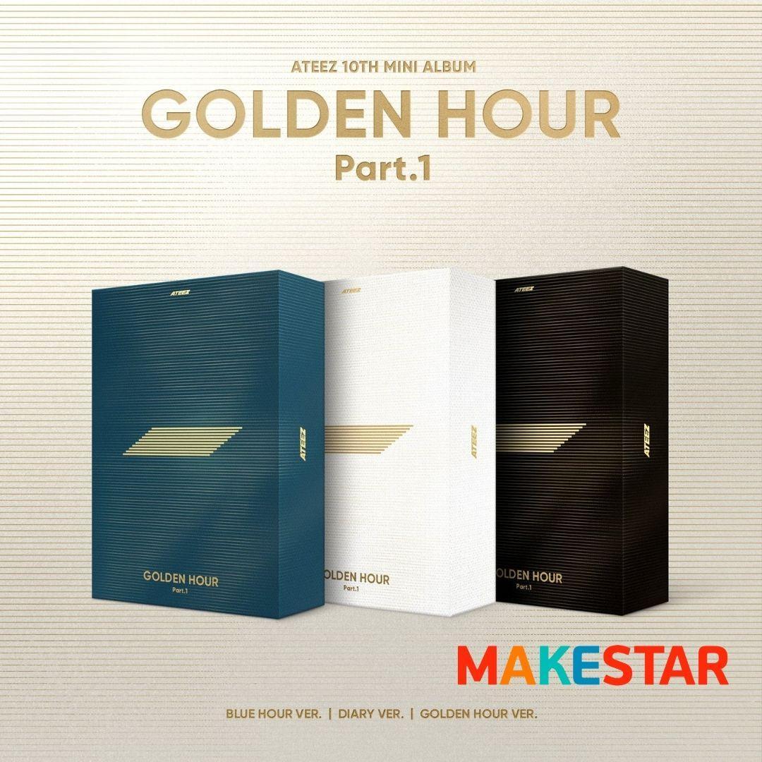 ATEEZ - [GOLDEN HOUR PART.1] (P.O.B MAKESTAR) - KAEPJJANG SHOP (캡짱 숍)