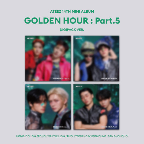 [PRE ORDER] ATEEZ - [GOLDEN PART.5]   (Digipack UNIT Ver.) KAEPJJANG SHOP (캡짱 숍)