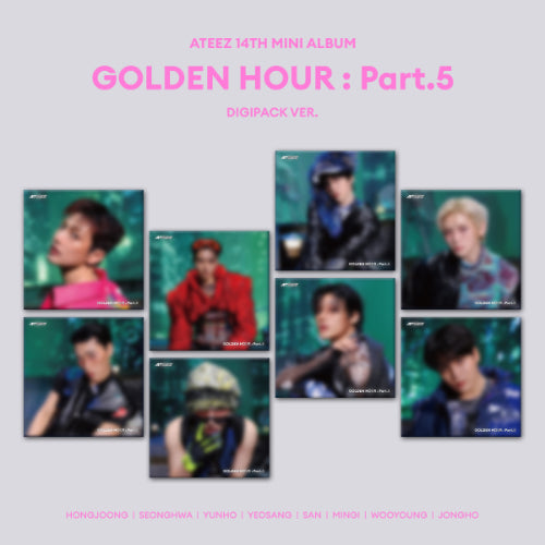 [PRE ORDER] ATEEZ - [GOLDEN PART.5]   (Digipack Ver.) KAEPJJANG SHOP (캡짱 숍)