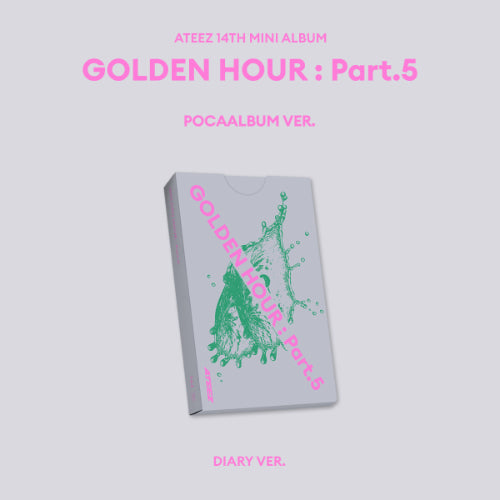 [PRE ORDER] ATEEZ - [GOLDEN PART.5]   (POCAALBUM Ver.) KAEPJJANG SHOP (캡짱 숍)