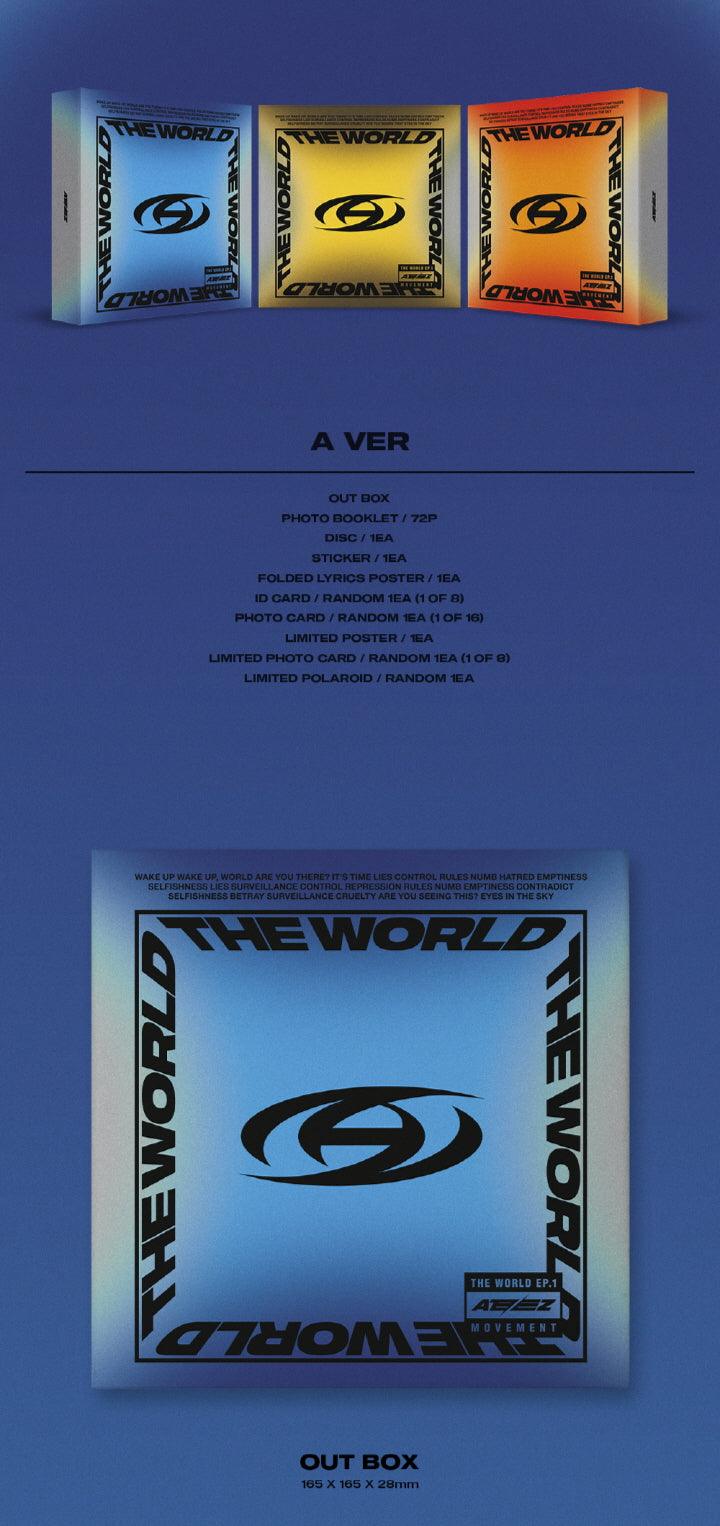 ATEEZ - Mini Album Vol.9 [THE WORLD EP.1 : MOVEMENT] (Version A) - KAEPJJANG SHOP (캡짱 숍)