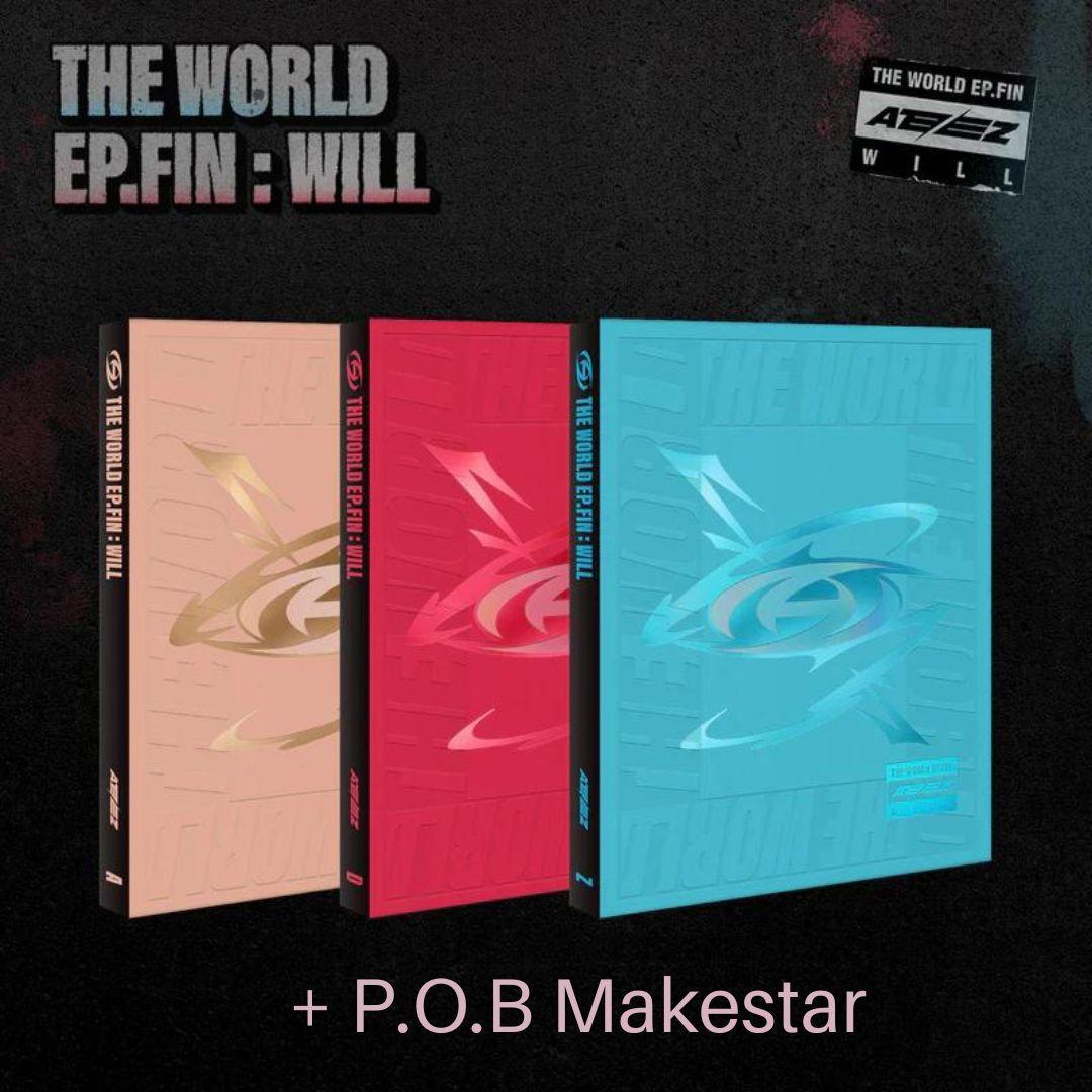 ATEEZ - [THE WORLD EP. FIN : WILL] (+ P.O.B MAKESTAR) - KAEPJJANG SHOP (캡짱 숍)