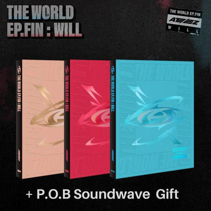 ATEEZ - [THE WORLD EP. FIN : WILL] (+ P.O.B SOUNDWAVE GIFT vers.) - KAEPJJANG SHOP (캡짱 숍)