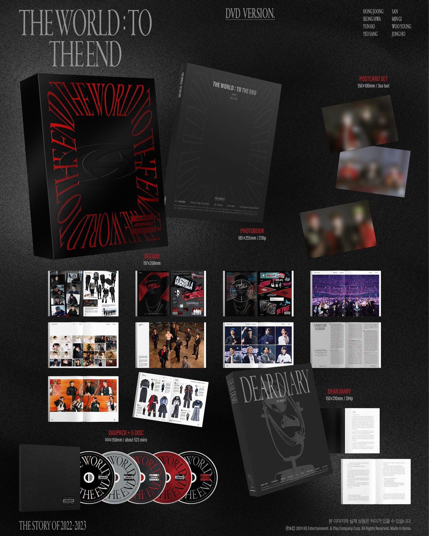 ATEEZ - [THE WORLD : TO THE END] (DVD Ver.) - KAEPJJANG SHOP (캡짱 숍)