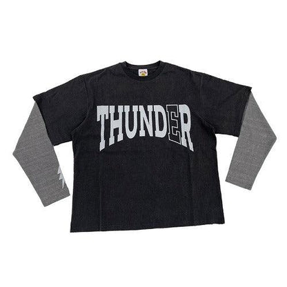 ATEEZ -THUNDER TOUR MD : Layered T-Shirt - KAEPJJANG SHOP (캡짱 숍)