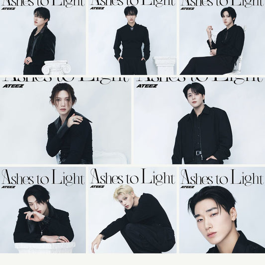 [PRE ORDER] ATEEZ -  [Ashes To Light]  (Member Solo Edition) (P.O.B Universal Music Store Limited) KAEPJJANG SHOP (캡짱 숍)