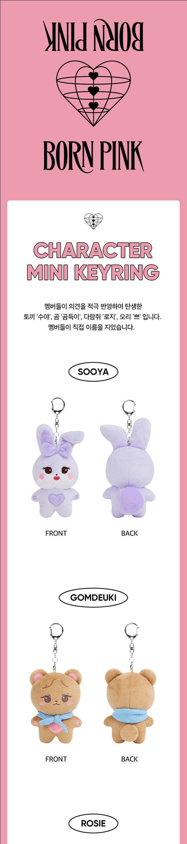 BLACKPINK- BORN PINK World Tour Goods - CHARACTER KEYRING - KAEPJJANG SHOP (캡짱 숍)