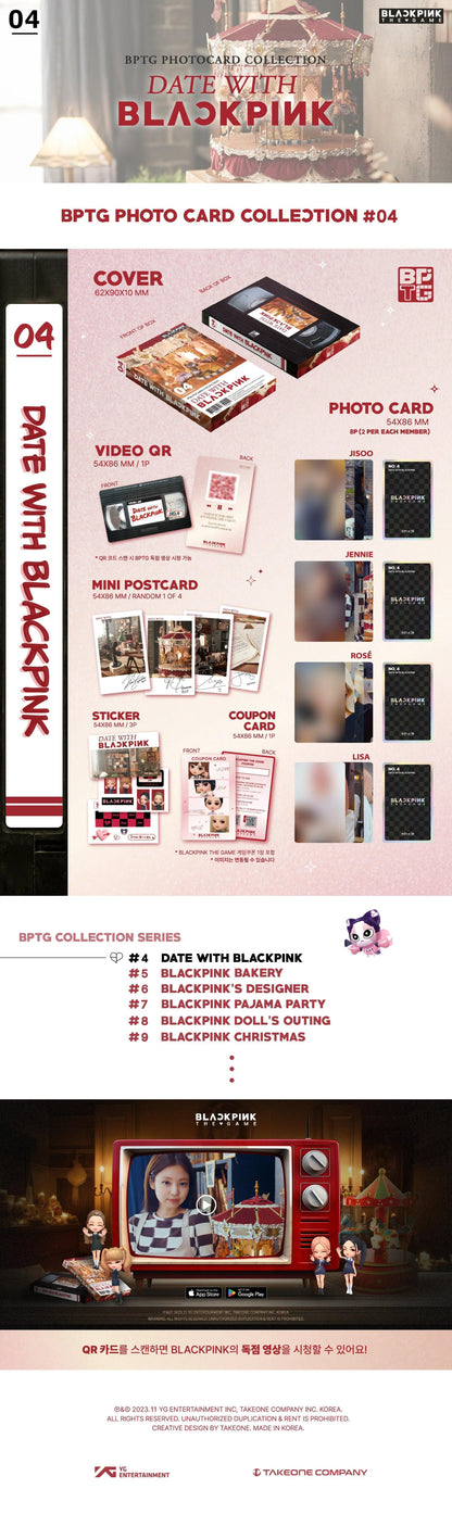 BLACKPINK - THE GAME PHOTOCARD COLLECTION No.4~6 - KAEPJJANG SHOP (캡짱 숍)