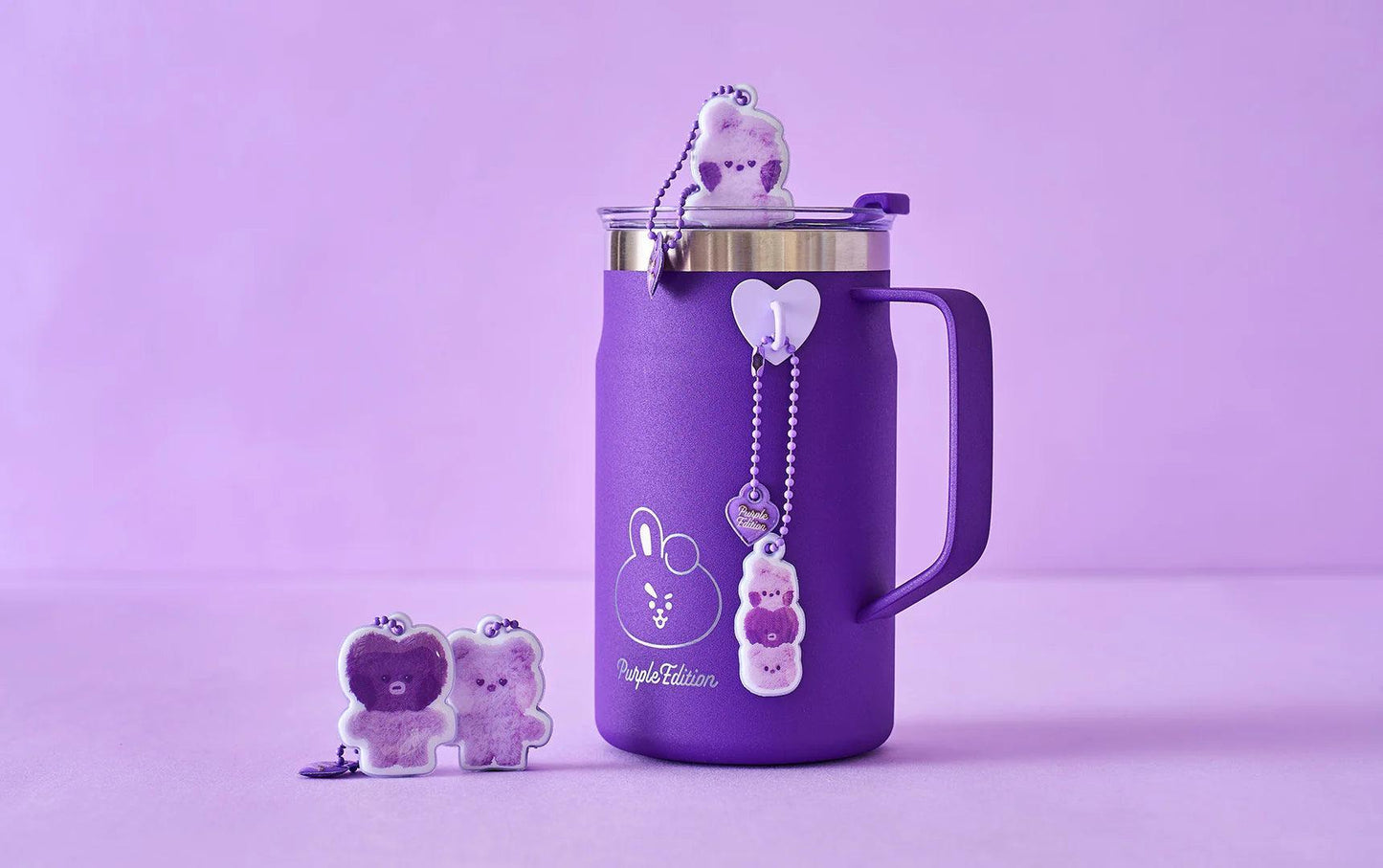 BT21 - COOKY - TUMBLER [Purple Of Wish Edition ] - KAEPJJANG SHOP (캡짱 숍)