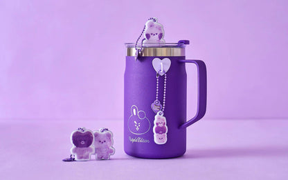 BT21 - COOKY - TUMBLER [Purple Of Wish Edition ] - KAEPJJANG SHOP (캡짱 숍)