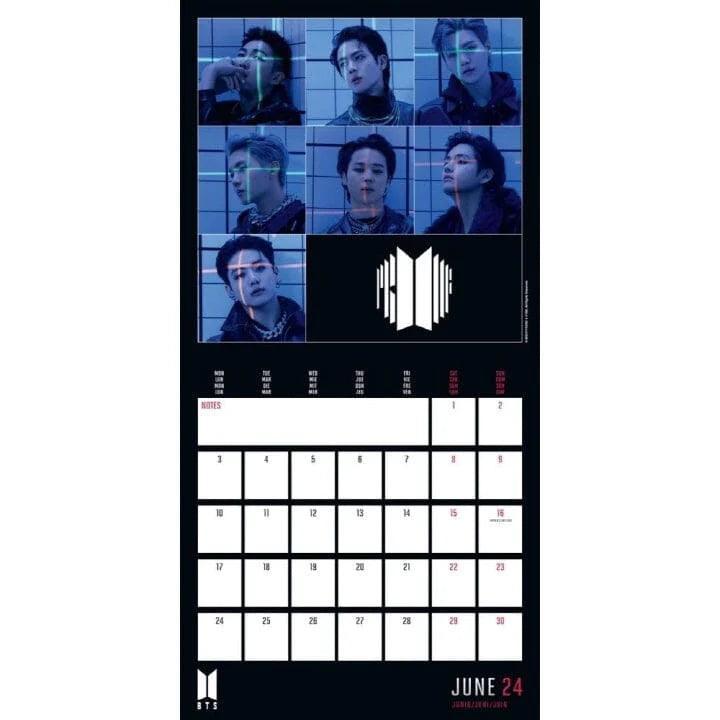 BTS 2024 WALL CALENDAR (UKLIMITED EDITION) - KAEPJJANG SHOP (캡짱 숍)