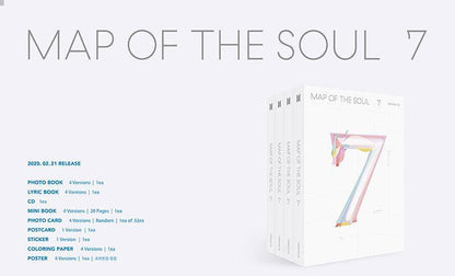 BTS - Album Vol.4 [MAP OF THE SOUL : 7] - KAEPJJANG SHOP (캡짱 숍)