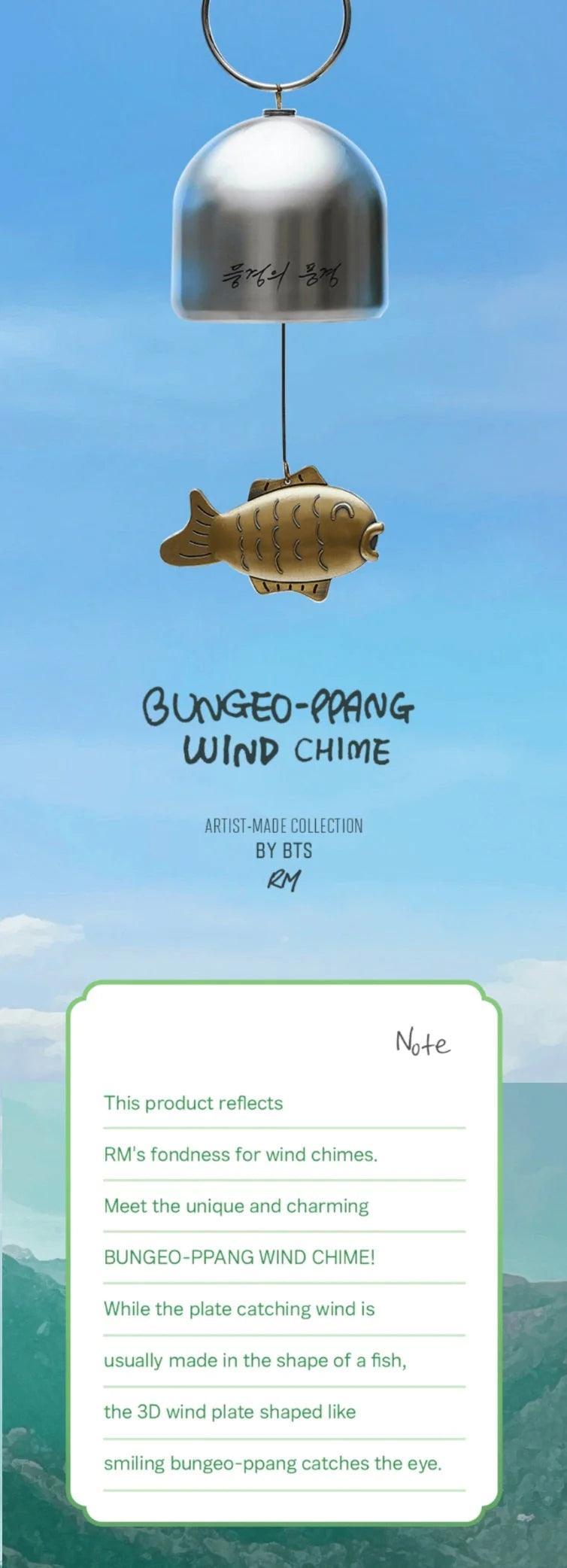 BTS Artist Made - RM hot Bungeo-Pang Wind Chime