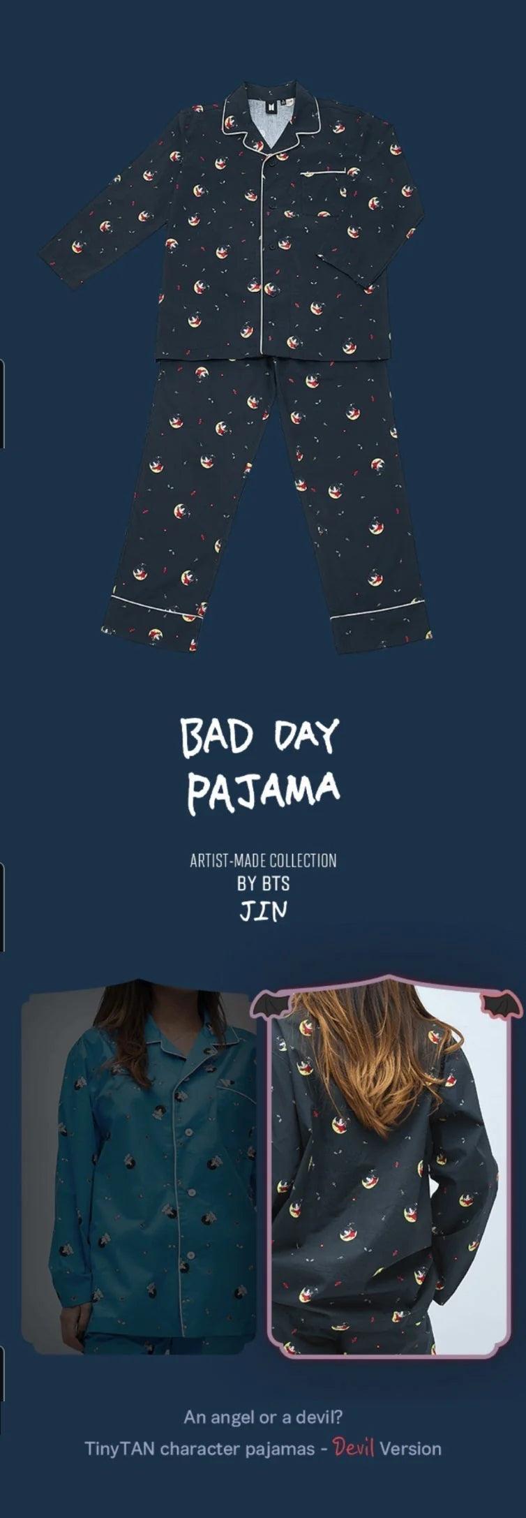 BTS - ARTIST-MADE COLLECTION by JIN- BAD DAY PAJAMA - KAEPJJANG SHOP (캡짱 숍)